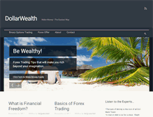 Tablet Screenshot of dollarwealth.com